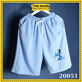 Quần Short Unisex Họa Tiết Trơn Cho Nam Nữ Chất Đẹp 20051