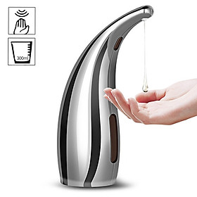 300mL Automatic Soap Dispenser Infrared Hand-free Touchless Soap Dispenser Dish Liquid Lotion Gel Shampoo Chamber Auto