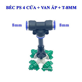 Mua Béc phun sương 4 cửa dùng cho ống phun sương 8mm
