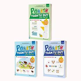 Combo 3 Cuốn Pomath Toán Tư Duy Cho Trẻ Em (Tập 1,2,3)