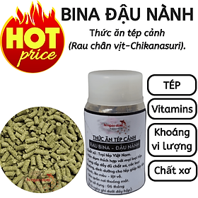 Hủ 10G Rau Bina Cam Thảo - Rau chân vịt giúp tép lột vỏ, vỏ cứng cáp - Thức ăn tép cảnh | Hingaostore