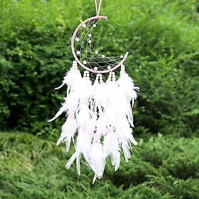 Dreamcatcher Đính Lông Vũ QB7836 Trang Trí Vintage - Chọn Màu
