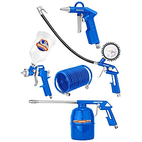 BỘ 5 DỤNG CỤ DÙNG KHÍ NÉN WADFOW WAX1505 - HÀNG CHÍNH HÃNG