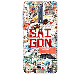 Ốp lưng dành cho điện thoại NOKIA 8 Hình Sài Gòn Trong Tim Tôi - Hàng chính hãng