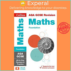 Sách - AQA GCSE 9-1 Maths Foundation All-in-One Complete Revision and Practice : by Collins GCSE (UK edition, paperback)