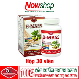 B-Mass Olympian Labs Mỹ hộp 30 viên hỗ trợ co búi trĩ lưu thông máu không táo bón ngừa tái phát