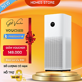 Máy Lọc Không Khí Xiaomi Mi Air Purifier 4 Kết Nối App Điên Thoại Phù Hợp Không Gian 50 m2 - Hàng Chính Hãng