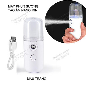Mua MÁY PHUN SƯƠNG TẠO ẨM  XÔNG HƠI NANO MINI CẦM TAY  SỬ DỤNG PIN SẠC GẮN BÊN TRONG HZC-V1