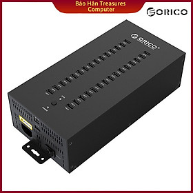 Bộ Chia USB HUB Orico IH30P-EU-BK 30 Cổng USB 2.0 - Hàng Chính Hãng