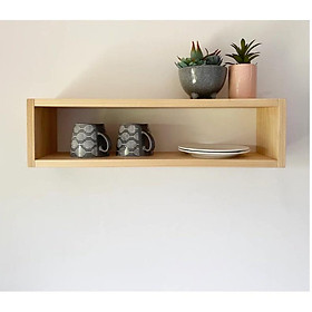 Mua kệ gỗ treo tường trang trí để đồ hình chữ nhật hộp chứa đồ bằng gỗ nhiều kích thước