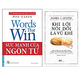 Hình ảnh Sách Combo 2 Cuốn: Khi Lời Nói Dối Là Vu Khi nn + Sức Mạnh Của Ngôn Từ