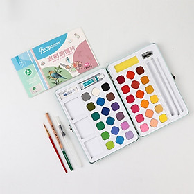 Màu Nước Cao Cấp Dạng Nén  - Phiên Bản Hộp Hồng