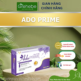 [TPBVSK] ADO PRIME – Hỗ trợ làm đẹp da (H/30 viên) Hộp tím