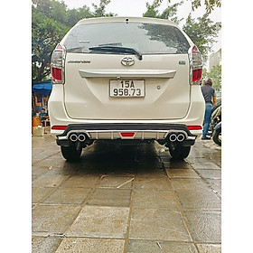 Lippo, Lip Chia Pô,Ốp Cản Sau Cho xe Avanza Hàng Cao Cấp Loại 1