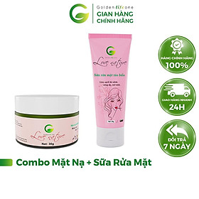 Combo Mặt Nạ Tảo Biển Love Nature 30G + Sữa Rửa Mặt Love Nature 50ML