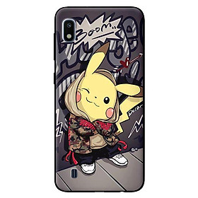 Ốp lưng in cho Samsung Galaxy A20 mẫu Pikachu - Hàng chính hãng
