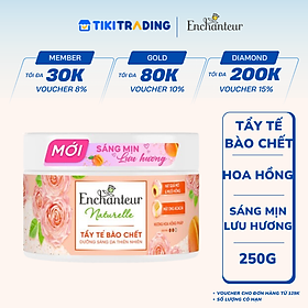 Tẩy Tế Bào Chết Toàn Thân Enchanteur Hương Hoa Hồng Pháp 250g
