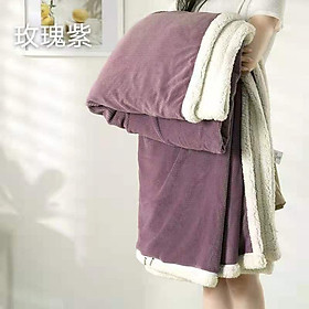 Chăn lông cừu,Vỏ chăn lông cừu Miha Bedding cao cấp có khóa kéo để lồng ruột 2mx2m3
