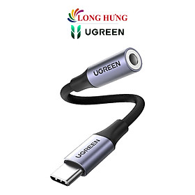 Cổng chuyển đổi Ugreen USB-C to 3.5mm Audio Cable AV161 - Hàng chính hãng