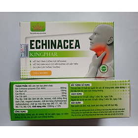 ECHINACEA Kingphar - Giup Tăng Cường Sức Đề Kháng Hộp 30v