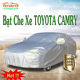 Bạt Che Phủ Xe Toyota Camry Cao Cấp (bạt 3 lớp Tráng Nhôm, chống xước)