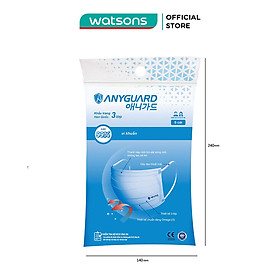 Khẩu Trang Anyguard Loại Lớn Cho Người Lớn 5 Cái/Túi