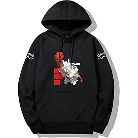 Áo Hoodies One Punch Man Mũ Trùm Vải Nỉ Co Giãn 4 Chiều