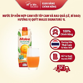 Nước Ép Hỗn Hợp Cam Với Tép Cam Và Rau Quả (Lê, Bí Đao) Hương Vị