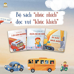Bộ 3 cuốn Sách Chơi Cùng Con - Bồi cứng (Đưa bé đi chơi - Đi xây nhà mới - Í ới lên đường) - Sách phương tiện giao thông cho bé - CÔNG TY TNHH LIONBOOKS VIỆT NAM