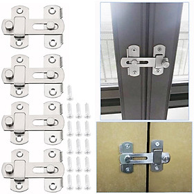Mua Chốt cửa trượt bằng thép không gỉ chống trộm tiện dụng chốt cửa Xoay Bằng Thép Không Gỉ Chốt Cửa