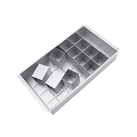 Rectangular Cheesecake Pan Chiffon Cake Mold Baking Mould with Letters Tray