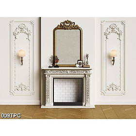 Tranh Dán Tường 3D Phào Chỉ - Có Sẵn Keo - TPC009