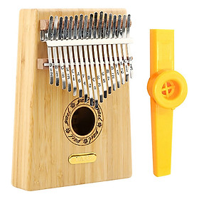 Đàn Kalimba 17 Phím Gỗ Mahogany Yael Y17B Kèm Kèn Kazoo