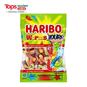 Kẹo Dẻo Haribo Worms Zourr 80G