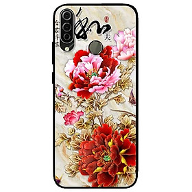 Ốp lưng dành cho Vsmart Joy 3 mẫu Mẫu Đơn Đỏ Hồng