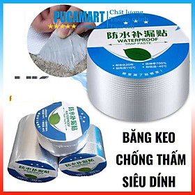 Băng Keo Chống Thấm, Chống Dột Dán Siêu Dính Trên Mọi Bề Mặt, Dán Mái Tôn, Dán Tường, Dán Ống Nước - PucaMart