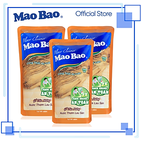 Combo 03 túi Nước Thơm Lau Sàn Mao Bao 1000ml - Gỗ Đàn Hương