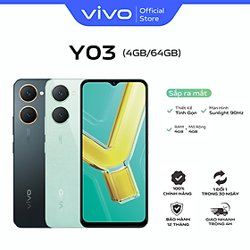 Điện thoại vivo Y03 (4GB+64GB) - Hàng chính hãng