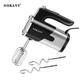 Máy đánh trứng cầm tay SOKANY 800W có 5 tốc độ điều chỉnh chuyên dụng SK-6621- Hàng chính hãng