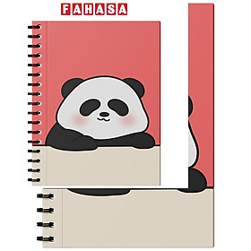 Sổ Lò Xo Kẻ Ngang - 160 Trang 13 x 18 cm 80gsm - Panda - The Sun 01