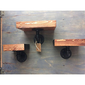 Bô kệ ống nước treo tường mini, kệ ống nước trang trí mini,để đồ trang trí phòng khách, căn hộ