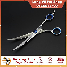 Kéo cong cắt tỉa lông cho chó mèo 6 inch