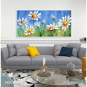 Mua Bộ tranh Canvas treo tường trang trí họa tiết HOA - HO0107