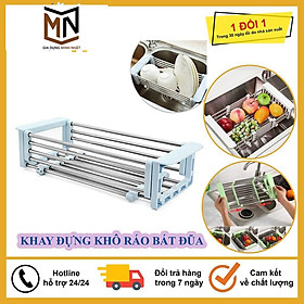 Giá Để Khô Bát Đũa, Rổ Chậu Đa Năng Để Bồn Rửa Bát Đa Năng Tiện Dụng Cho Căn Bếp Của Bạn