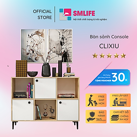 Bàn sảnh ra vào gỗ hiện đại SMLIFE Clixiu Gỗ MDF dày 17mm chống ẩm