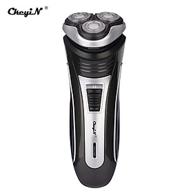 Máy cạo râu 3 lưỡi xoay CkeyiN có thể sạc lại tiện dụng cho nam giới