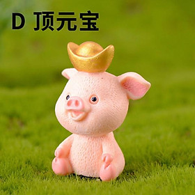 Mua Tiểu Cảnh - Heo thần tài  lợn thần tài / terrarium/ mô hình trang trí