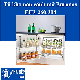 Mua TỦ KHO NAN CÁNH MỞ - 2 TẦNG EURONOX EU3-260.304. Hàng Chính Hãng