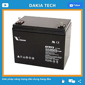 Ắc quy Vision 6FM75-X 12V 75Ah