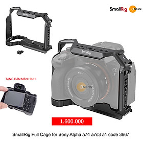 Mua SmallRig Full Cage So-ny Alpha a74-a7s3-a1 3667 3667b